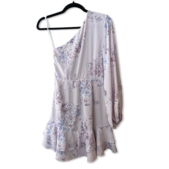 Michael Costello x REVOLVE Sunny Mini Dress Lilac Floral print Revolve S - Picture 7 of 11